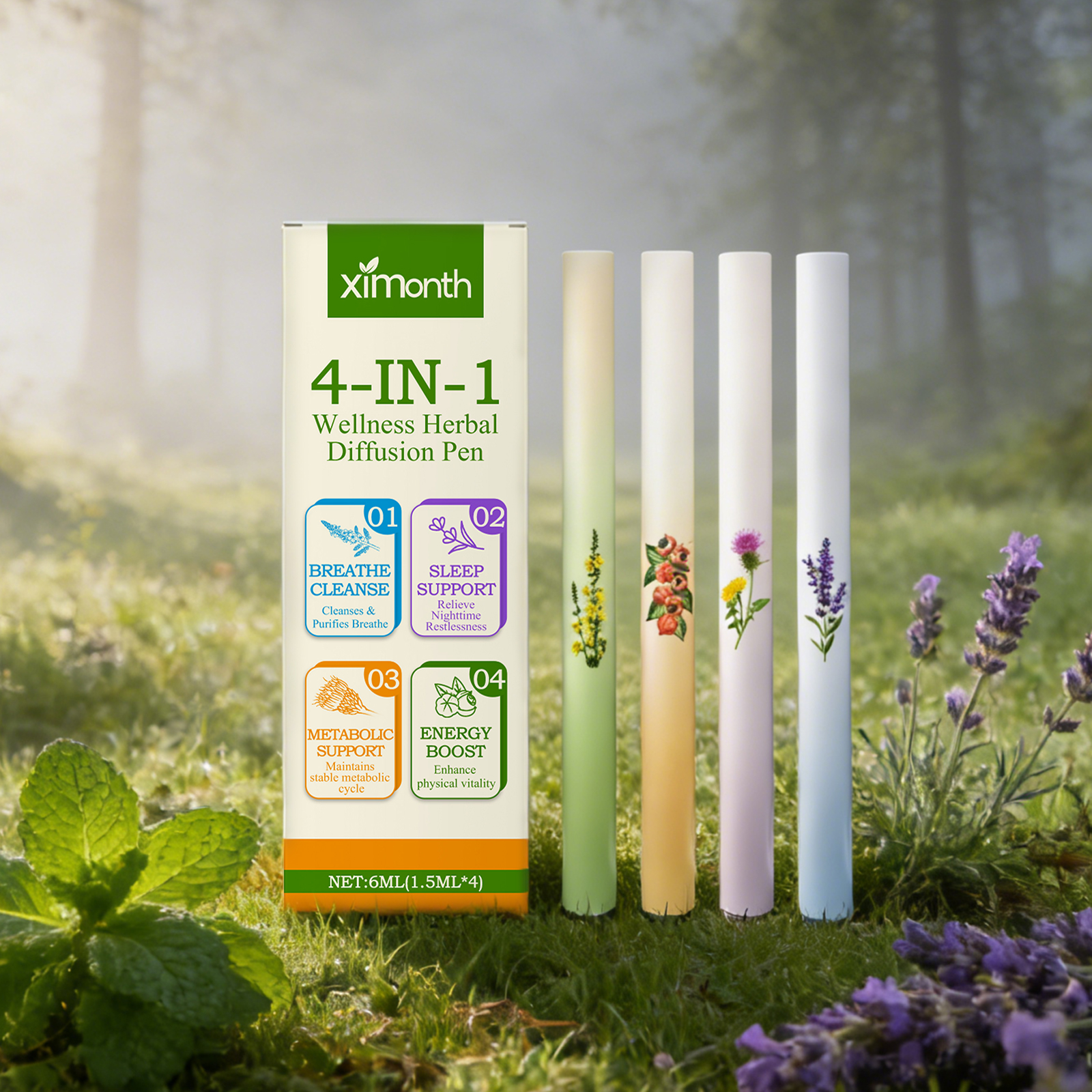 Skincare Herbal - 4 In 1 Air Freshening Pen