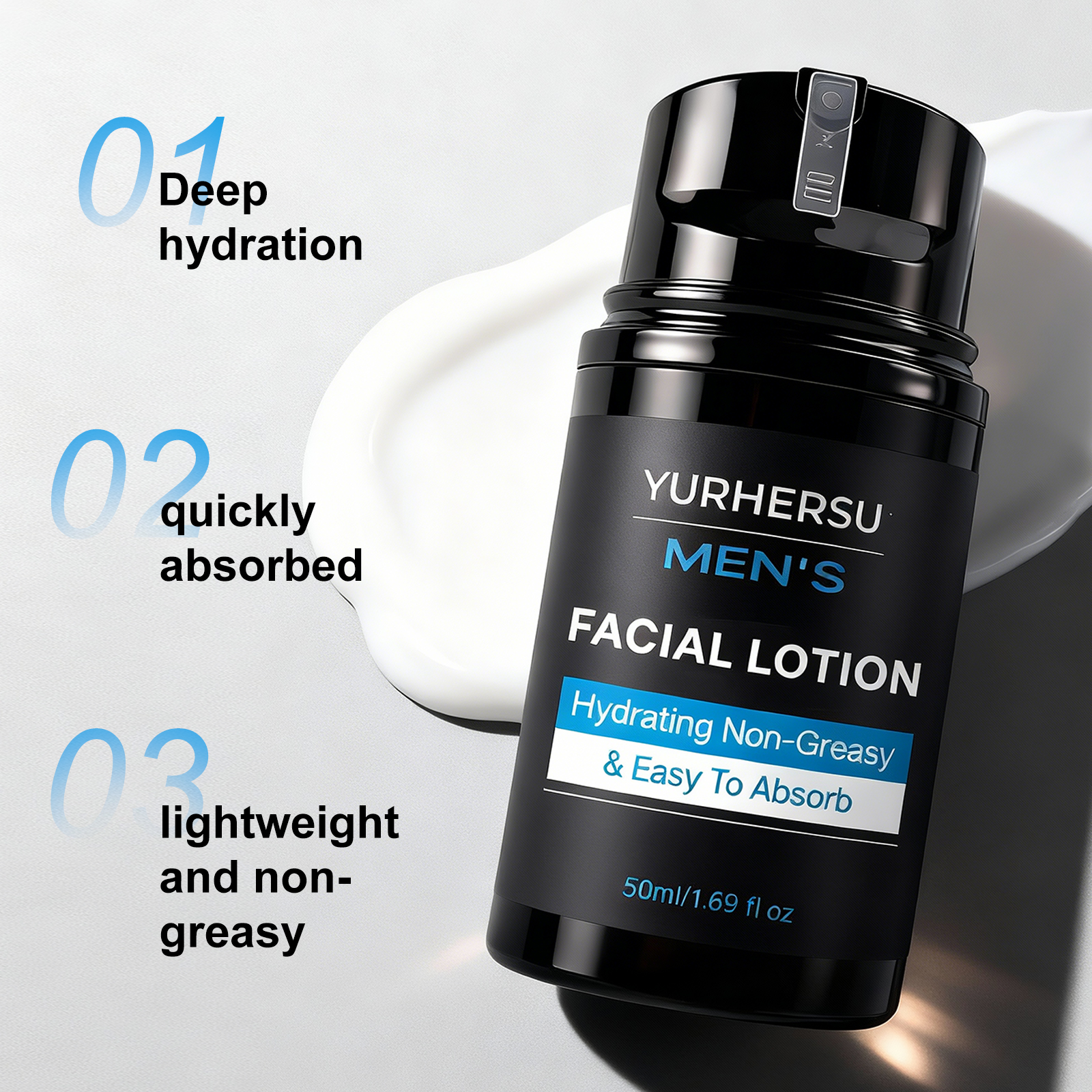 Men's Moisturizing Lotion Face - Skincare Niacinamide ulasan dan harga