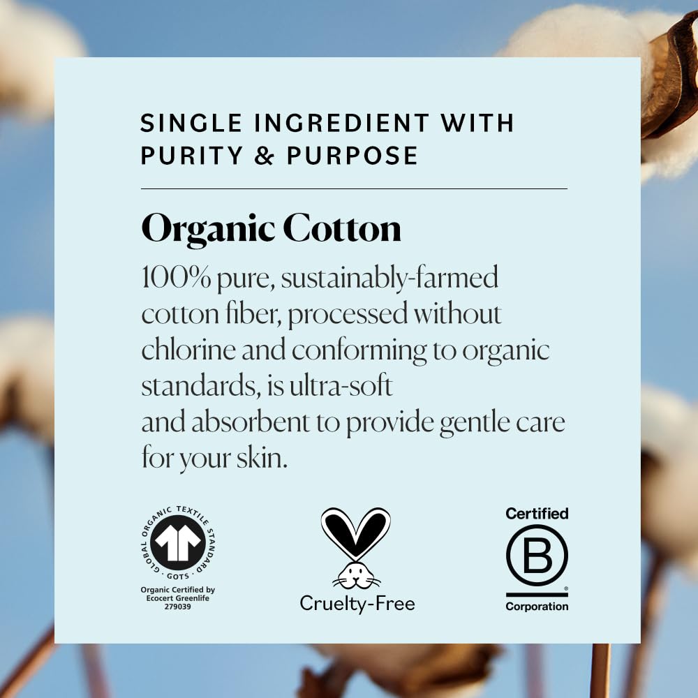 Organic Cotton Swabs, 500 Coun - Skincare Xxl ulasan dan harga