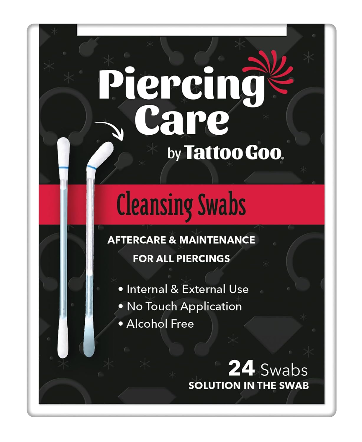 Medicated Piercing Care Swabs, - Skincare Xxl ulasan dan harga