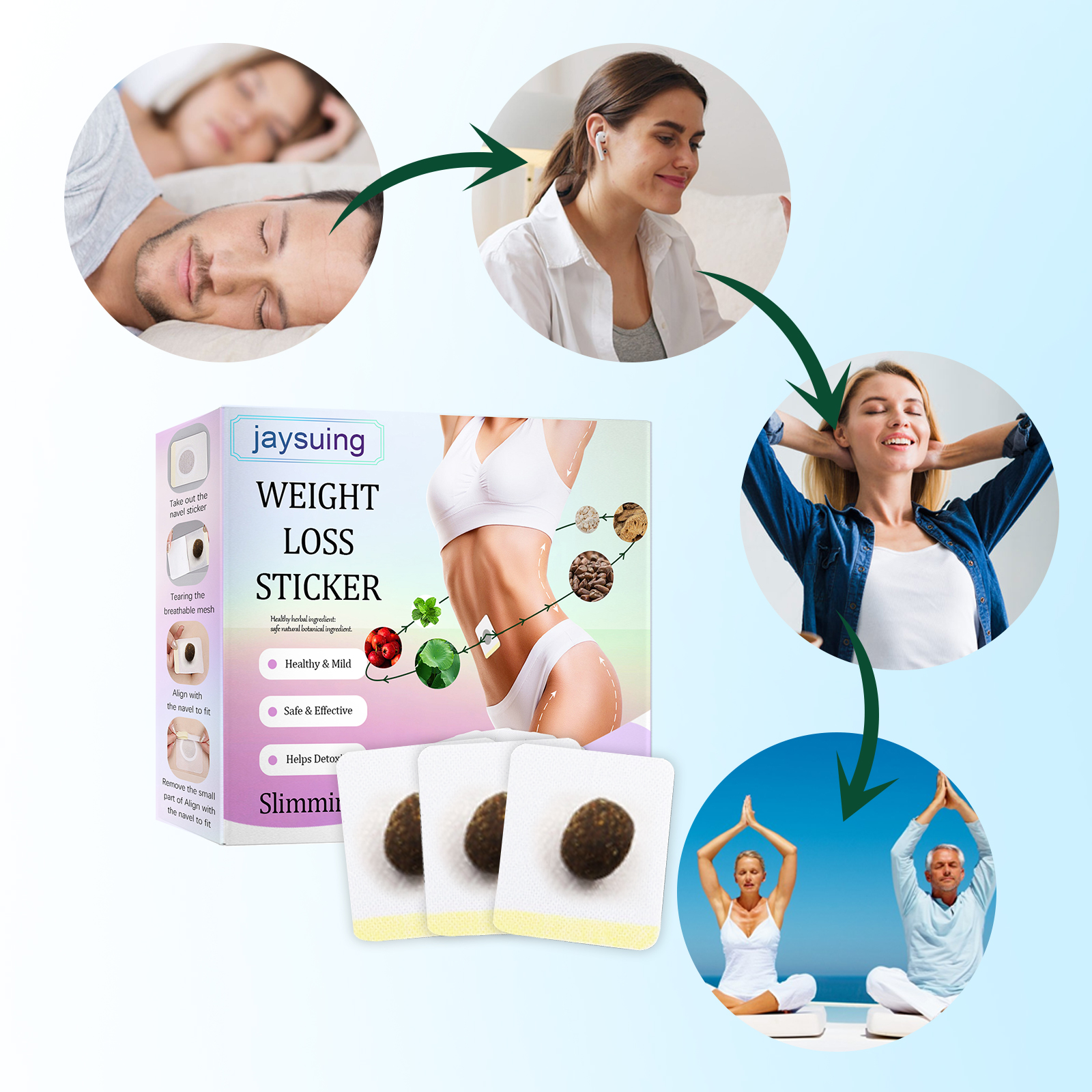 Body Firming Navel Patch Belly - Skincare Herbal ulasan dan harga
