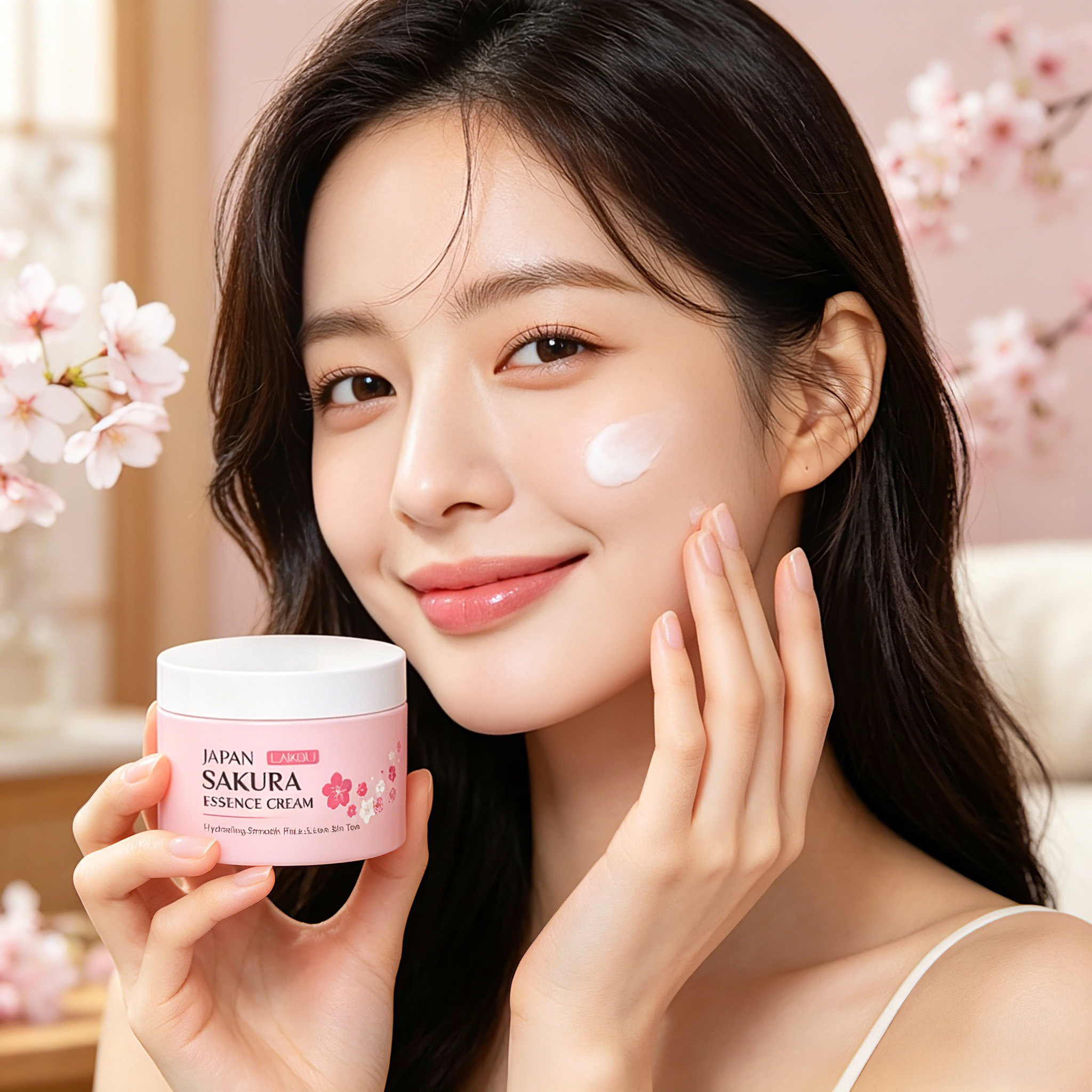 LAIKOU Japan Sakura Essence Cr - Skincare Niacinamide ulasan dan harga