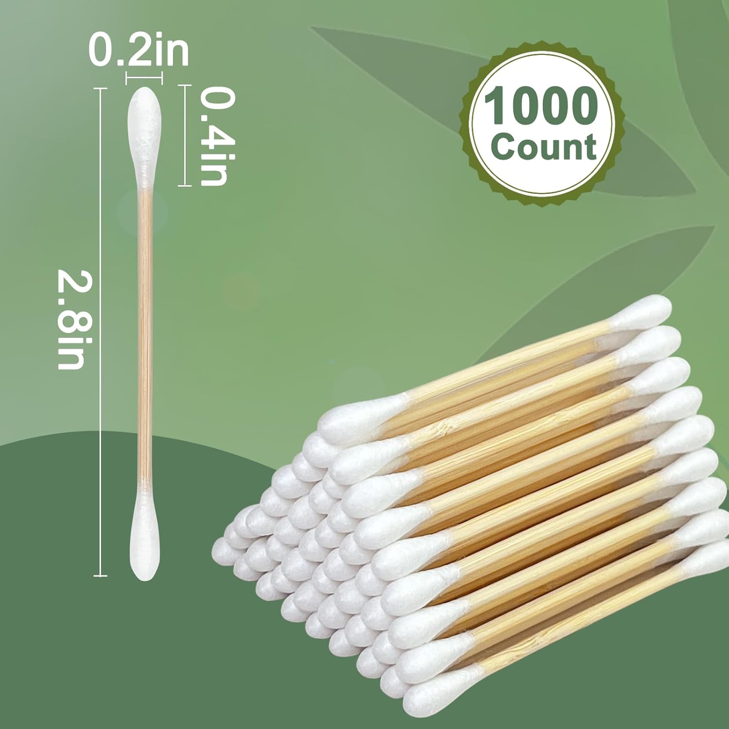 Bamboo Cotton Swabs with Sturd - Skincare Xxl ulasan dan harga