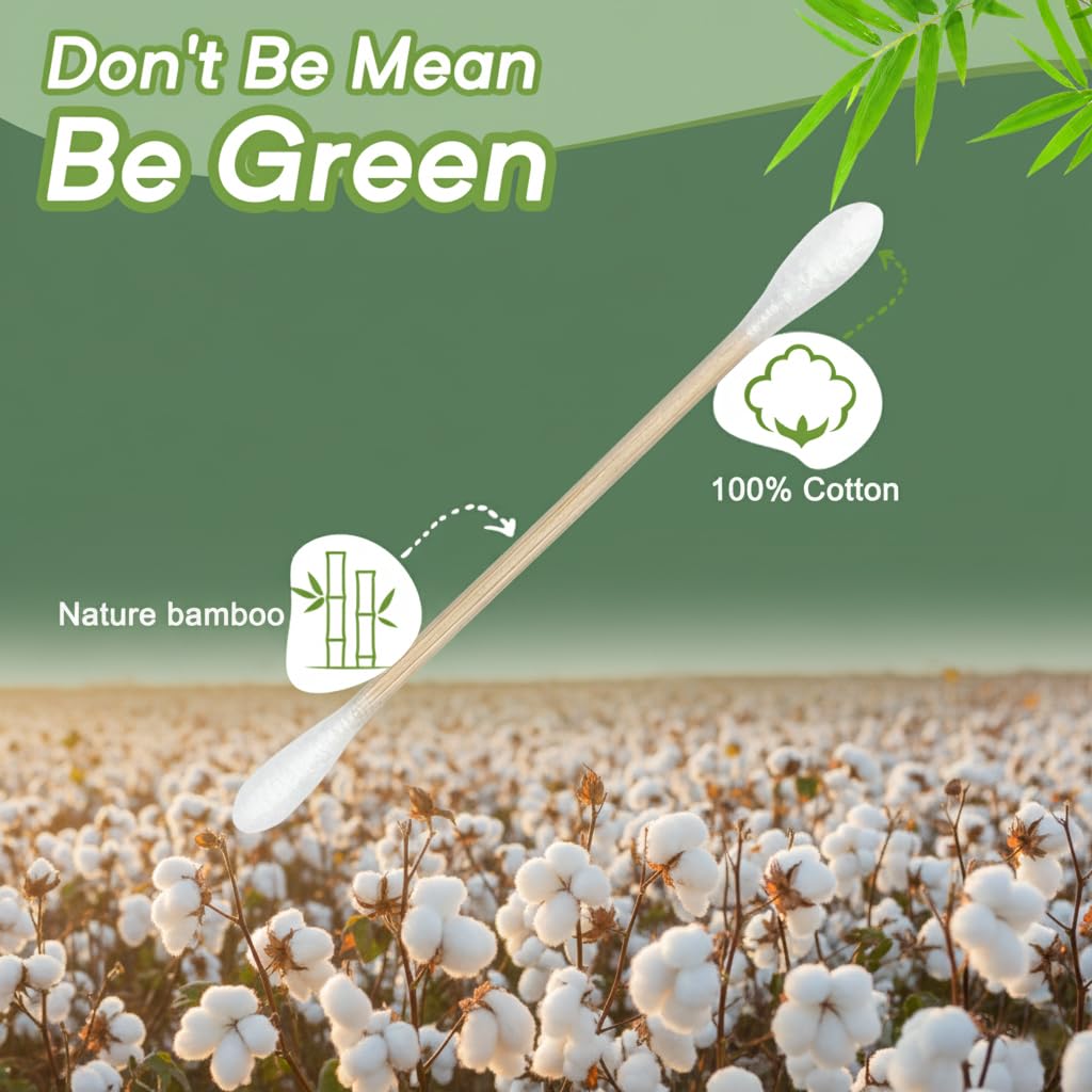 Bamboo Cotton Swabs with Sturd - Skincare Xxl ulasan dan harga