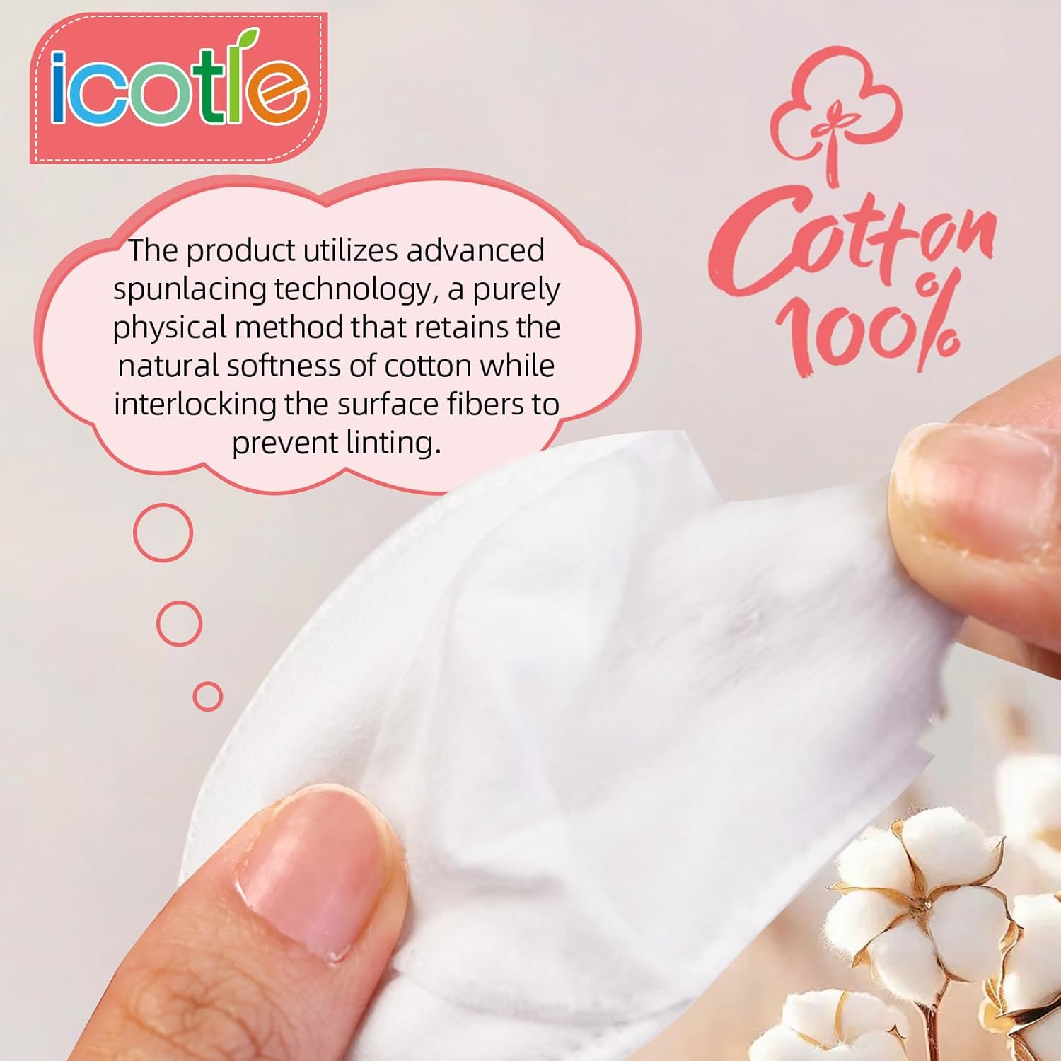 Ultra-Soft Oval Cotton Pads, 1 - Skincare Xxl ulasan dan harga