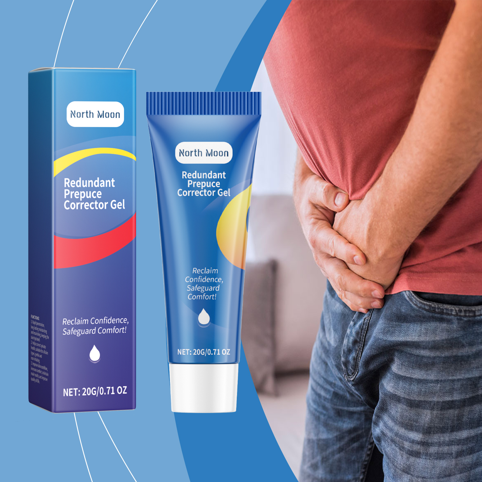 Men's Repair Gel - Herbal Infu - Skincare Herbal ulasan dan harga