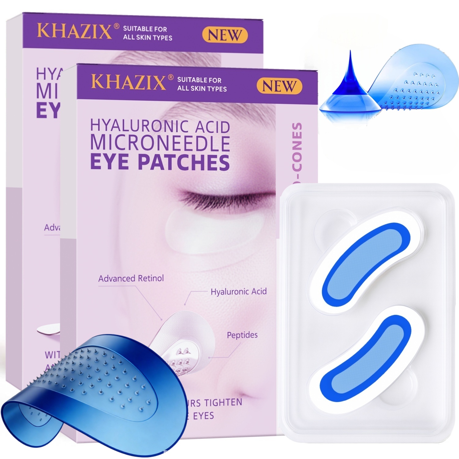 Retinol Microneedle Eye Patche - Eye Cream Peptide ulasan dan harga