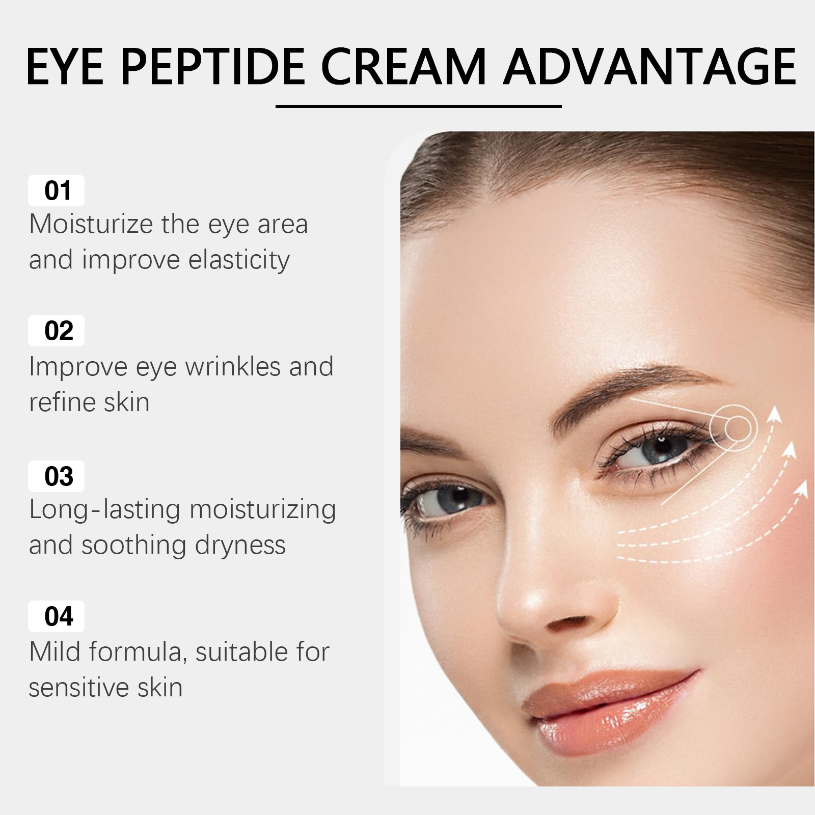 Peptide Lifting Eye Gel Fade F - Eye Cream Peptide ulasan dan harga